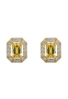 Whistledown Edelstein Ohrstecker Citrin Gold