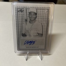 2023 Leaf Perfect Game All-American David Hogg II Black Plate Auto 1/1 #BA-DH2
