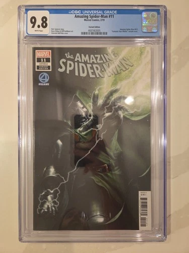 Amazing Spider-Man 11 Dell'Otto Variant CGC 9.8 Marvel Comics 2019 Dr Doom Cover