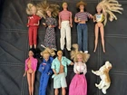 Vintage Barbie Doll Lot 1970s / 80s Mixed Dolls Clothes TLC As Is