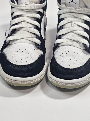 Nike Boys Air Jordan 1 Mid SE BQ6932-103 White Running Shoes Sneakers Size 1Y - Picture 11 of 12