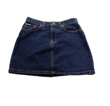 Tommy Hilfiger Mini Skirt Size 12 Girl Denim Blue Classic Casual Style