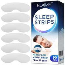 90pcs Strip Mouth Tape Advanced Gentle for Better Nose Improved Breathing-effect