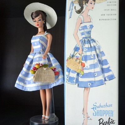 Mattel Barbie Suburban Shopper Sammler Modepuppe Reproduktion 2001