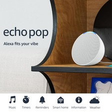 Amazon Echo Pop (newest model) Our smallest A...
