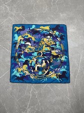 Hermes Sciarpa Cavallo Mimetica Seta 41,5x41,5 Accessorio Design Vintage per Donna
