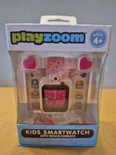 PlayZoom Kids Girls Pink Smartwatch Ages 4 25 Games 10 Audiobooks New