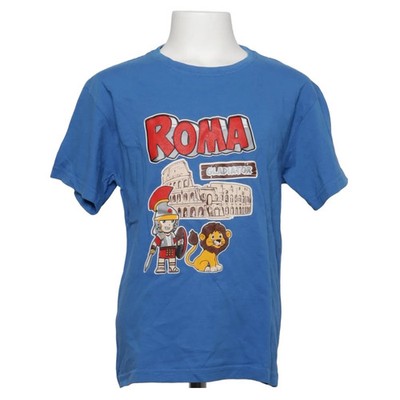 JHK, T-shirt, Größe: 128, model: tsrk 150, Blau, Baumwolle, Print, Jungen #OW4