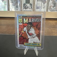 2022 Panini Donruss Marvels Rapture Ronald Acuna Jr #M-4 1m9j Atlanta Braves