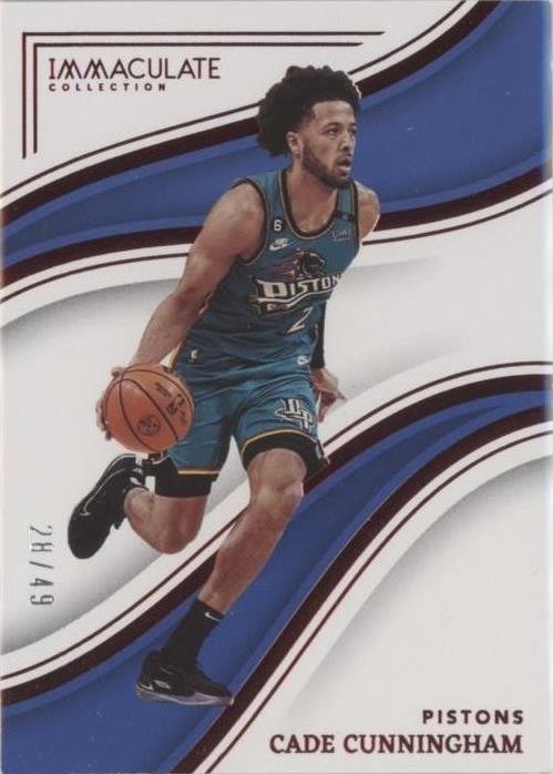 世界10枚！22-23 Panini Immaculate KaKa Auto 2022-23 Panini Immaculate Collection - Cade Cunningham #10 for