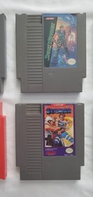 6 NES Game Lot Zanac Snake's Revenge Batman Strider BreakThru 143-in-1
