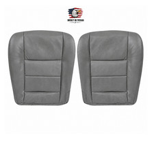 2002-2007 Ford F250 F350 Lariat Driver And Passenger Bottom Seat Cover In Gray 2002-2007 Ford F250 F350 Lariat Driver And Passenger Bottom Seat Cover In Gray