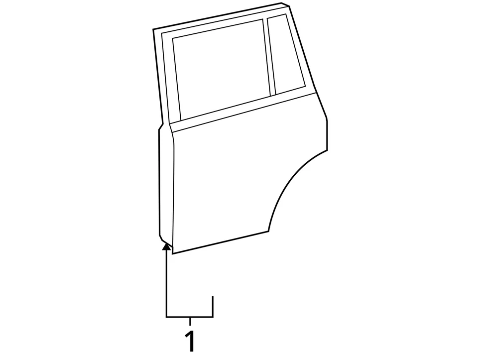 (SOMENTE RETIRADA LOCAL) 08 09 10 11 12 13 TOYOTA HIGHLANDER Porta Traseira Direita - Imagem 4 de 4
