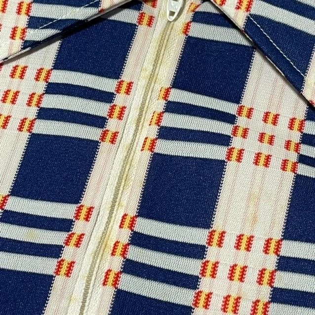 Textured Polyester WPL 10388 Machine Wash War Short-sleeved Men's Shirt Medium - Image 4 of 4