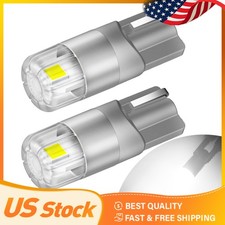 Pair AUXITO T10 LED Light Canbus Bulb 192 168 194 2825 W5W Bright Super Red Lamp