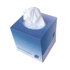 GEN 852E 2-Ply Facial Tissue Cube BX - White (36 BX/CT) New
