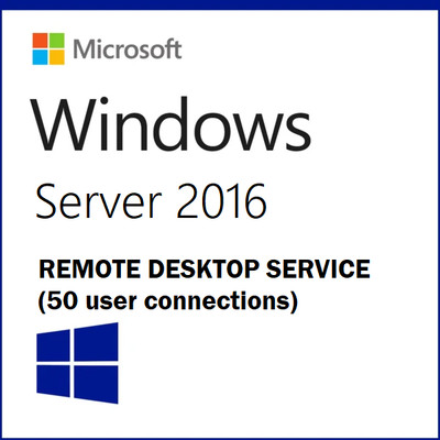 RDS CAL - Remote Desktop Service For Windows Server 2016 (50 User Connections)