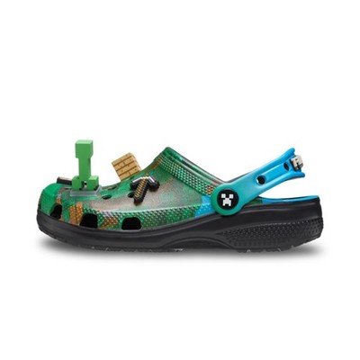 Original Crocs Classic Clog Kids Minecraft Dark Forest 210830-90H NEU