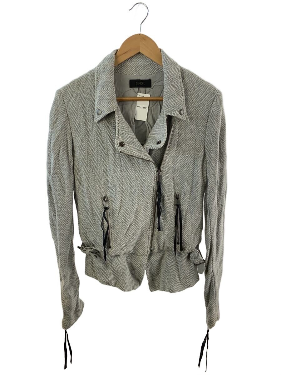 Diesel Double Riders Jacket/S/Wool/Gry 11901