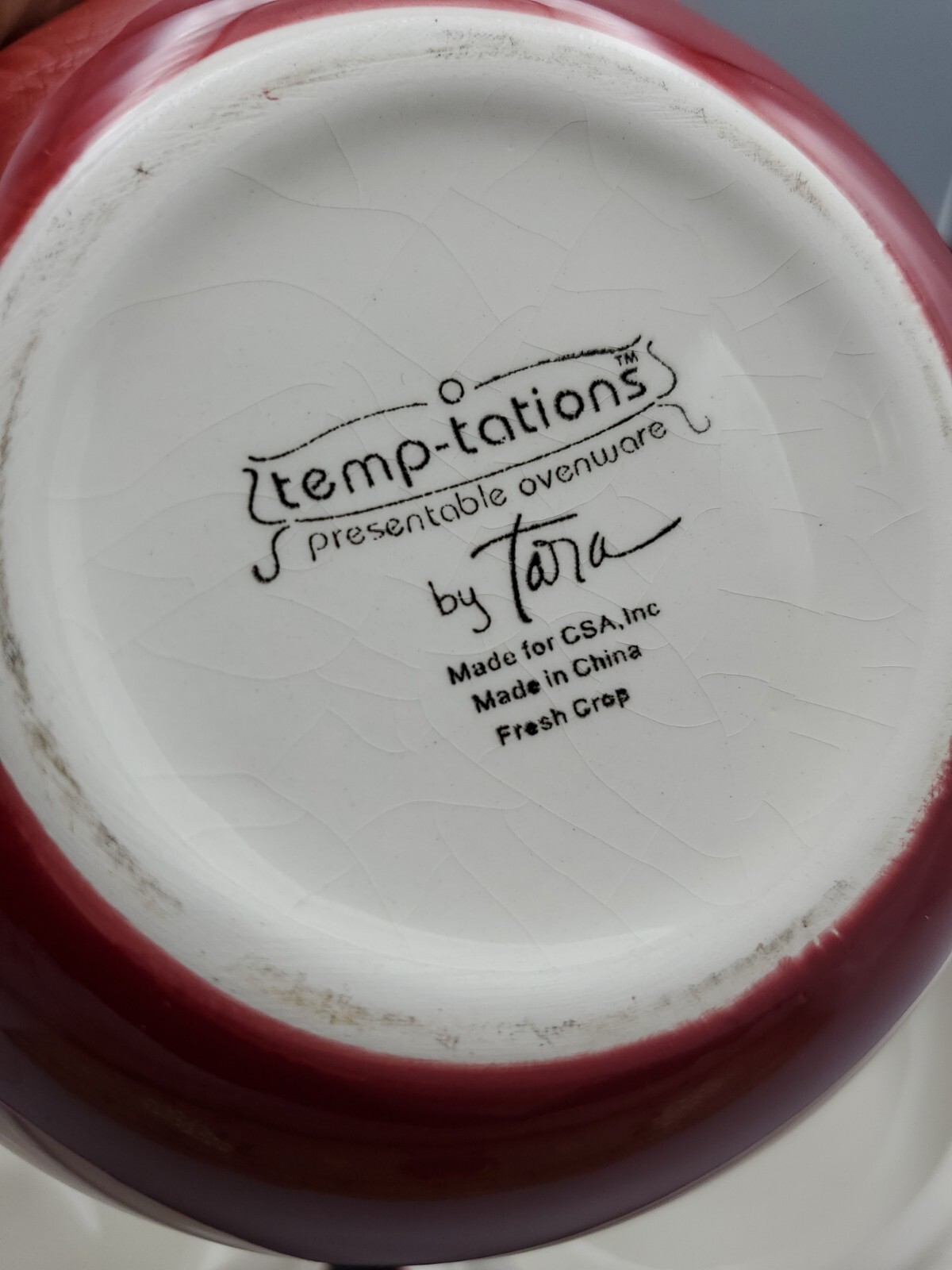 2 Temptations By Tara Apple Fresh Crop Individual Baking Dishes Crocks