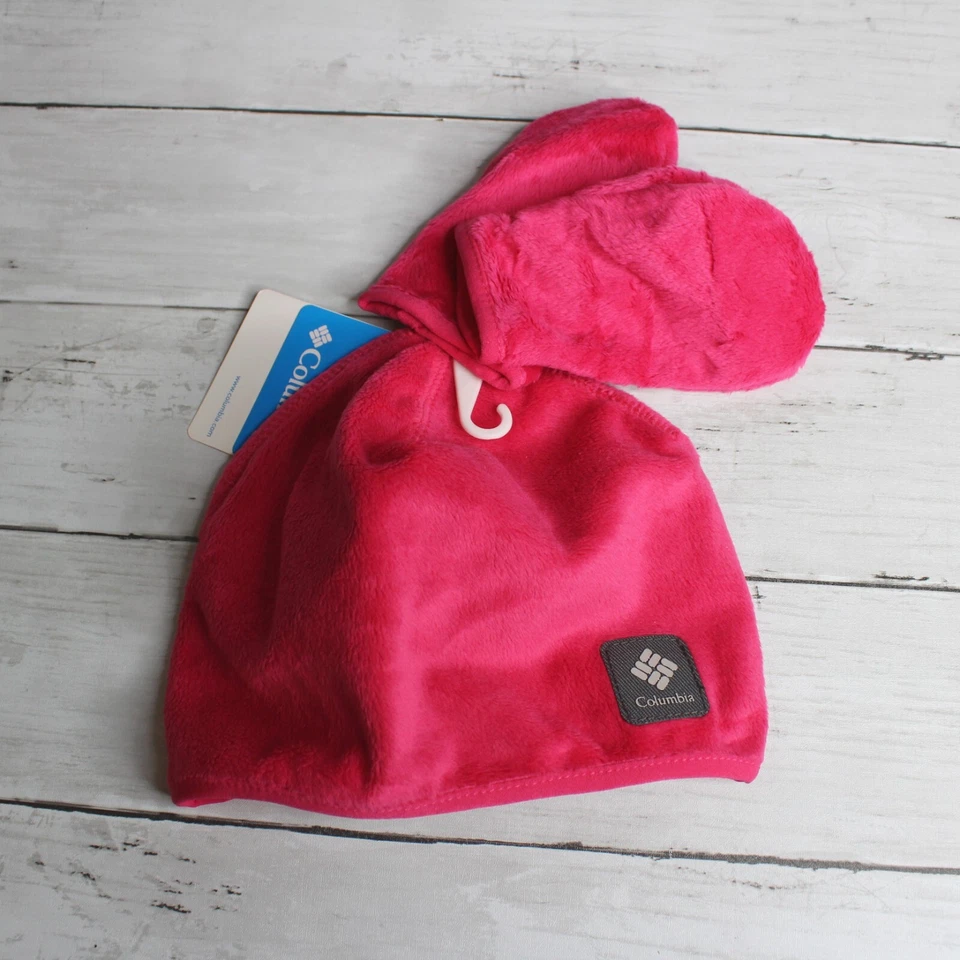 Columbia Niñas Invierno Gorro Medias Sombrero Mitón Conjunto Niño Pequeño Talla Única 2T 3T Foto 4 de 4