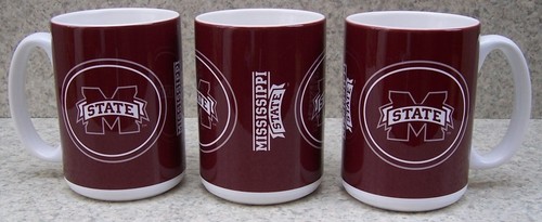Coffee Mug NCAA Mississippi State Bulldogs NEW 15 ounce cup with gift box - 第 2/2 張圖片