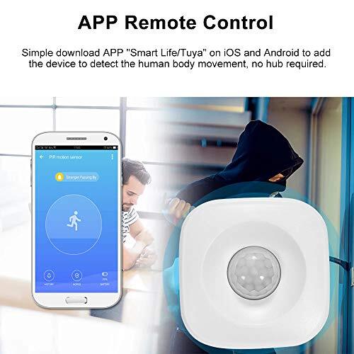 Detector de movimiento inalámbrico WLAN inteligente para hogar, sensor de movimiento infrarrojo PIR - Imagen 5 de 7