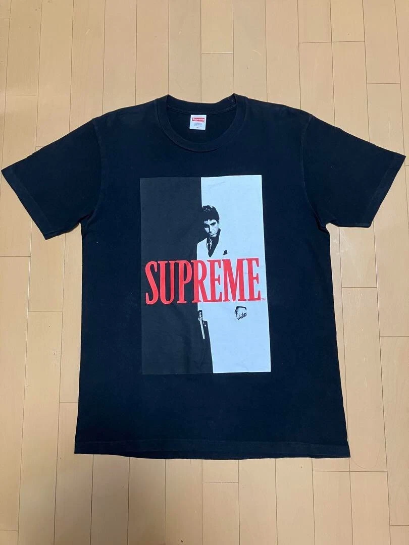 SUPREME SCARFACE SPLIT TEE TAILLE M NOIR