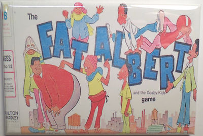 Fat Albert Board Game Box 2''x3'' MAGNET Refrigerator Locker Retro FREE SHIPPING