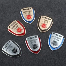 2Pcs 3D Metal Car Side Body Fender Rear Trunk Badge Emblem Sticker For Mazda