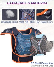 Motorcycle Motocross Elbow Knee Shin Pads Guard Protective Gear Body Armour Kids