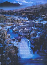 Highland Spring "Waterfall" 2005 Magazine Advert #1673