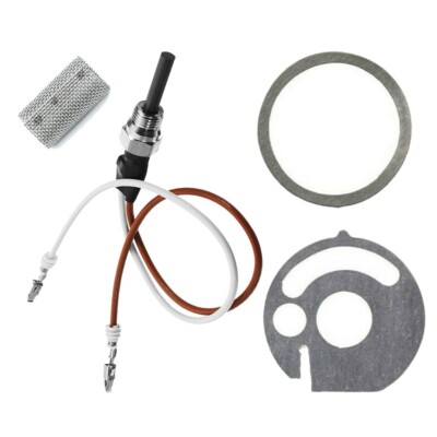 Glühkerze + Dichtungen + Glühkerzensieb  Für Eberspacher Hydronic D5WS D5WSC Set
