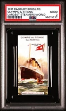 1911 Cadbury Bros TITANIC Rookie PSA 2 Largest Steamers World Rc