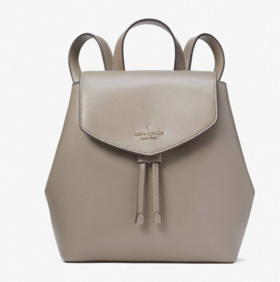 kate spade Black Leather Backpack with Pink Dust Bag Kate Spade New York Perry Large Backpack | Brixton Baker main image 2