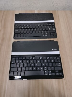 (LOT OF 2) Logitech Ultrathin Keyboard Cover Black (Y-R0032)