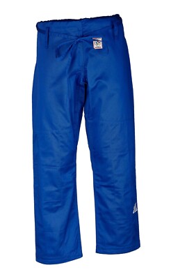 Adidas Judo Pants IJF Blue, Size 145 - 210, Judo, Karate, Ju Jutsu, Martial Arts,