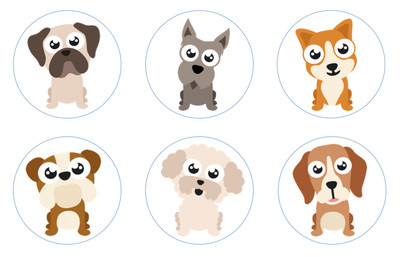 dogs cupcakes