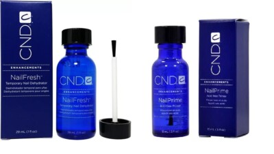 CND Creative Nail Fresh  1oz/30ml + Acid Free Primer .5oz/15ml 2pcs Combo