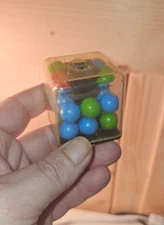 Vintage Lakeside 5205 Mad Marbles Pocket Puzzle Cube Game Brain Teaser 1981