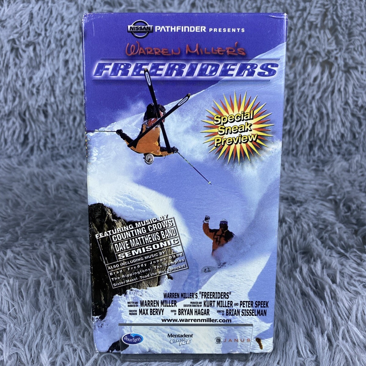 Warren Miller's Freeriders VHS Tape 1999 Special Sneak Preview