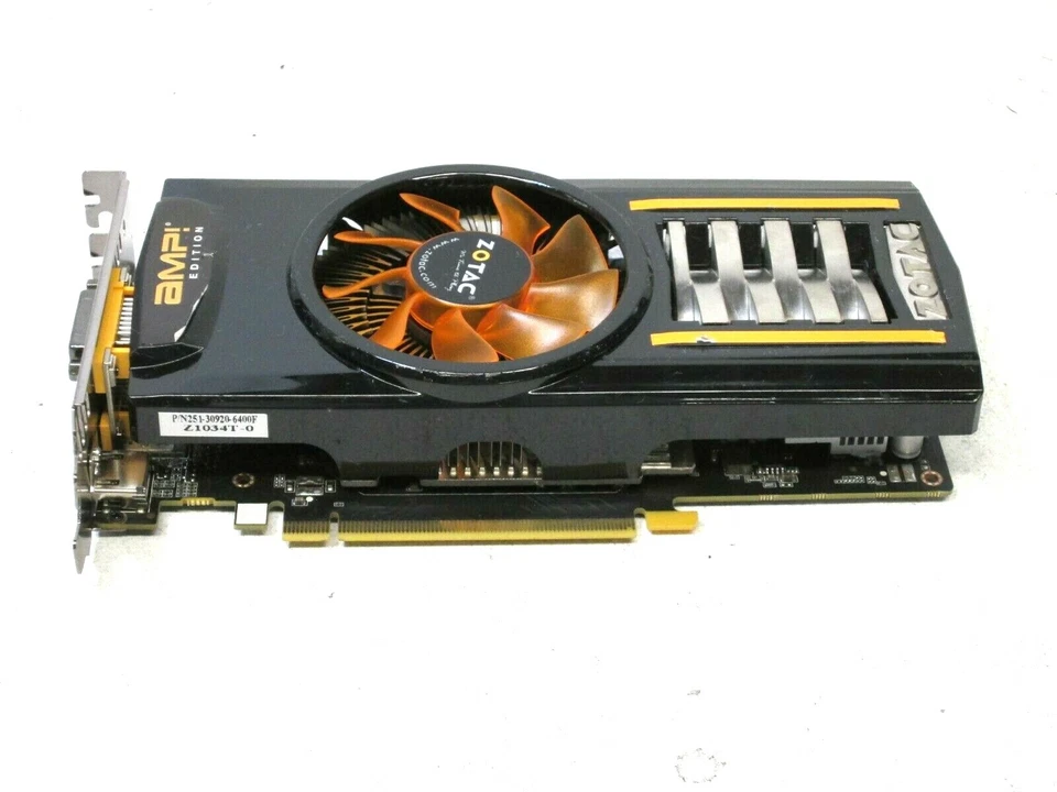 Zotac GTX460 AMP Edition 1GB DDR5 HDMI DVI & DP Works  - Image 4 of 4
