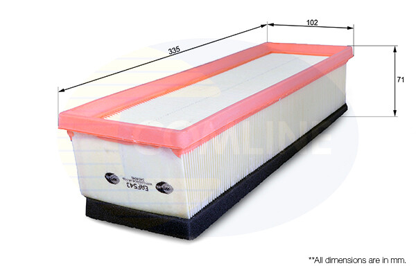 COMLINE EAF543 Air Filter for CITROËN,PEUGEOT