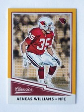 2017 Classics Timeless Tributes Gold #131 Aeneas Williams 17/99 HOF Cardinals SP
