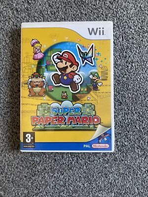 Super Paper Mario (Nintendo Wii, 2007) Komplett kommt mit Booklet