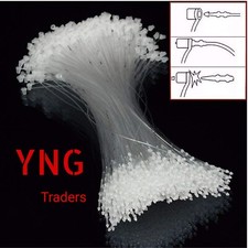 High Quality Hot Plastic Snap Lock Pins Security Loop Tag Fasteners 500pcs 5"