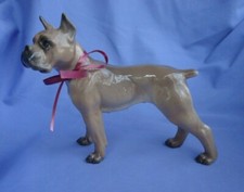 BOXER DAHL JENSEN DENMARK 9" dog figurine SALE