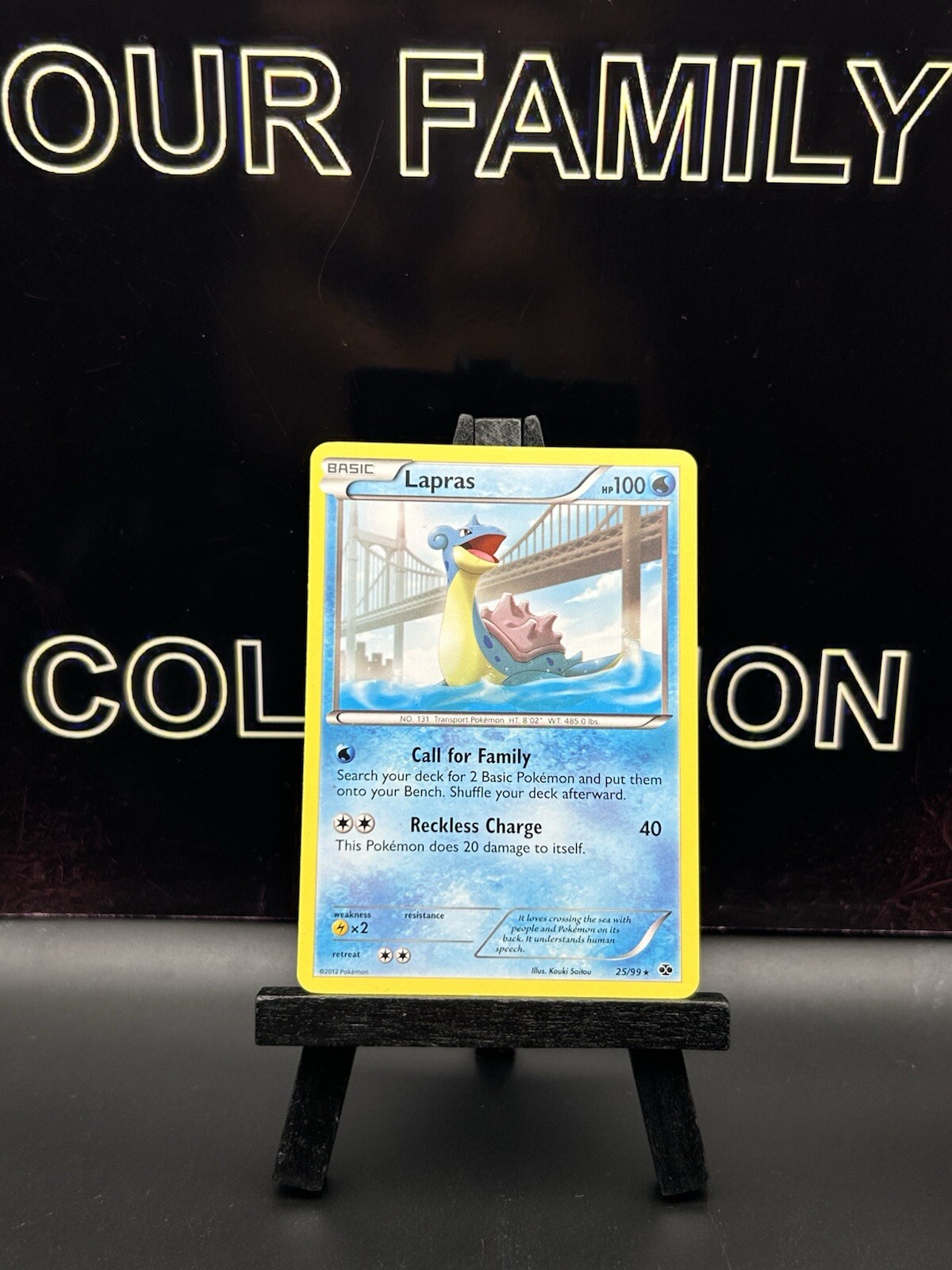 Lapras 25/99 Black and White: Next Destinies Regular Rare Pokemon TCG