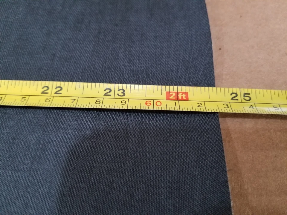 Material de reparación de tapicería de asiento de mezclilla negro original de fábrica Jeep CJ 81-86 Foto 2 de 4