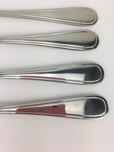 Stanley Roberts Rogers Stainless RIDGEWOOD Iced Tea Spoons 7 1/4" Lot Of 4 - Picture 6 of 10